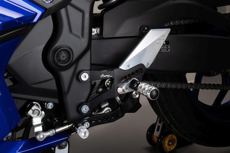 Adjustable Rear Sets With Fixed Foot Pegs for Yamaha Naturale